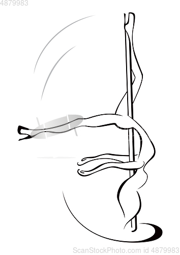 Image of Pole dance extreme acrobatics