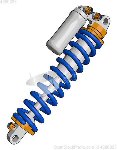 Image of Working and uses of bike suspension vector or color illustration