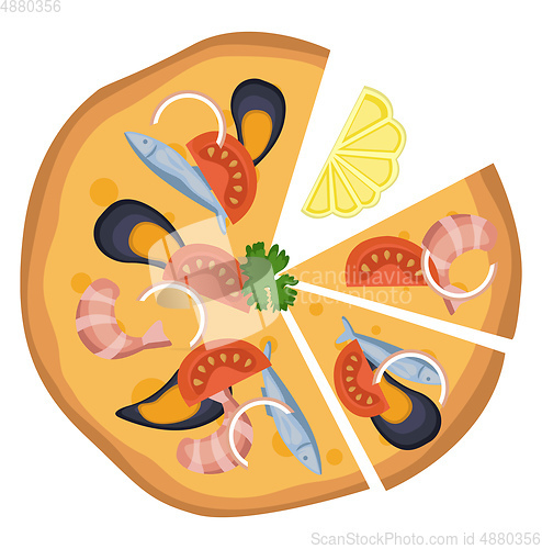 Image of Pizza Fruti di marePrint