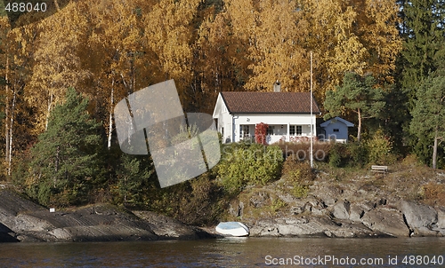 Image of Cottage near the sea. 