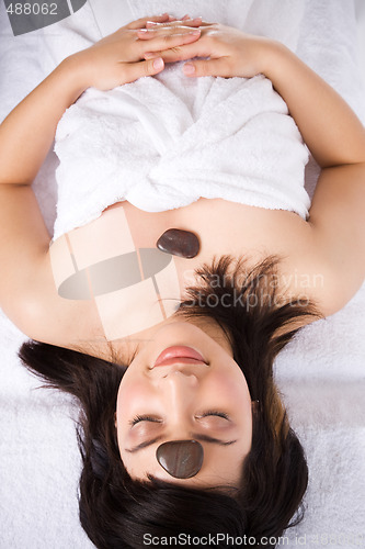 Image of Beautiful spa asian girl