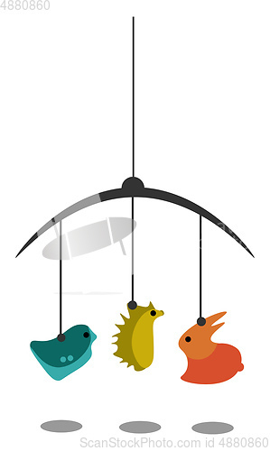 Image of Colorful toy vector or color illustration