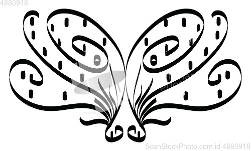Image of Animal mask vector or color illustration