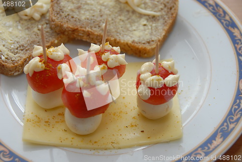 Image of sandwiches a la mushroom
