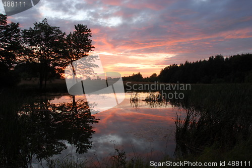 Image of sunset sky