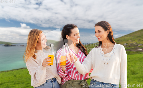 Image of women toasting non alcoholic drinks in ireland