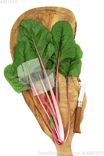 Image of Swiss Chard Ruby Red Vegtable Preparation  