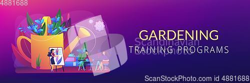 Image of Garden workshop concept banner header