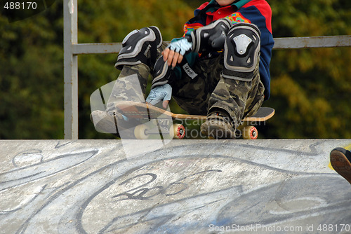 Image of skateboard ramp