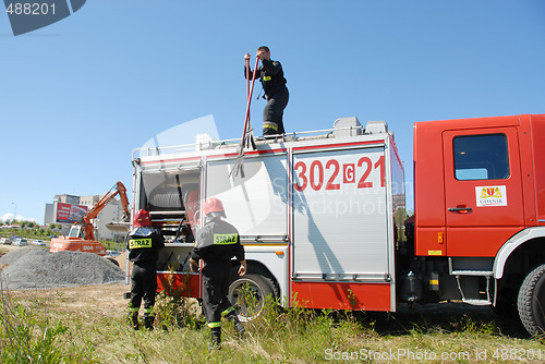 Image of Fireman after work