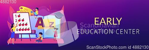 Image of Early education concept banner header