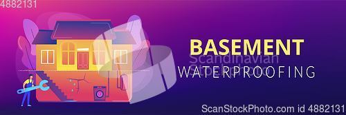 Image of Basement services concept banner header