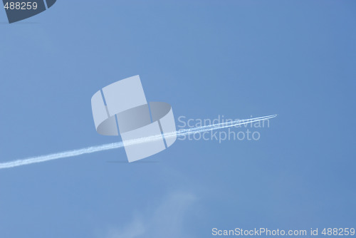 Image of Jet plane in the sky