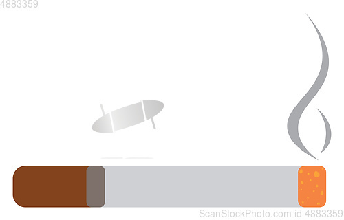 Image of Tobacco rolled into thin paper for smoking known as cigarette ve
