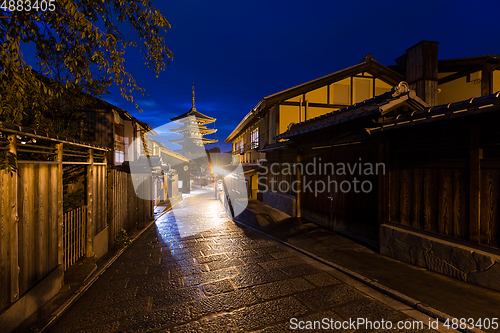 Image of Kyoto city at night