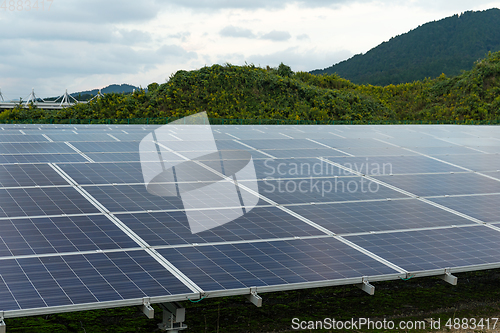 Image of Solar panel plant