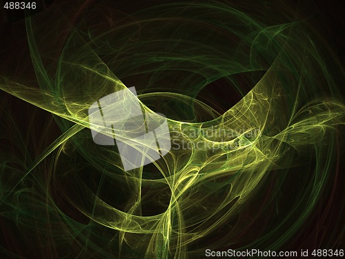 Image of Green 3D fractal