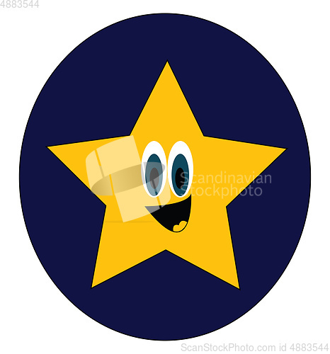 Image of Shinning star vector or color illustration