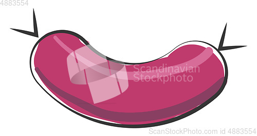 Image of Clipart of sausage vector or color illustration