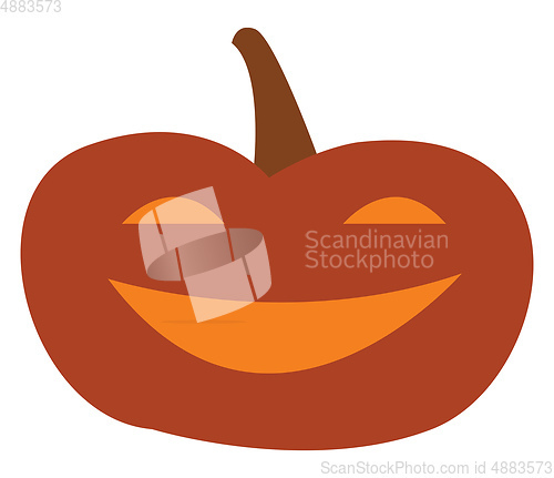 Image of Smiling Jack O lantern vector or color illustration