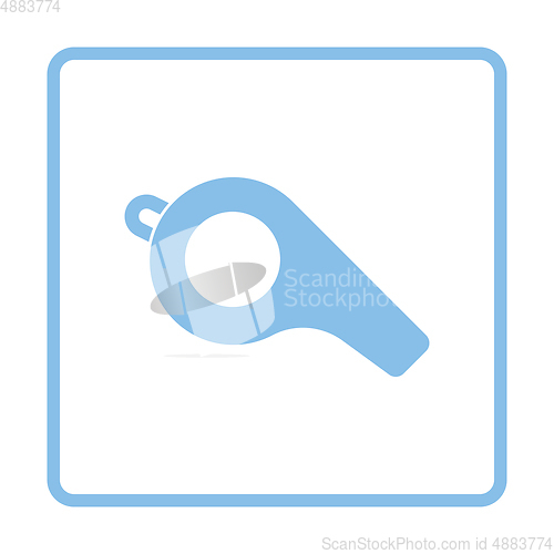 Image of American football whistle icon