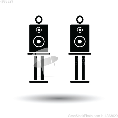 Image of Audio system speakers icon