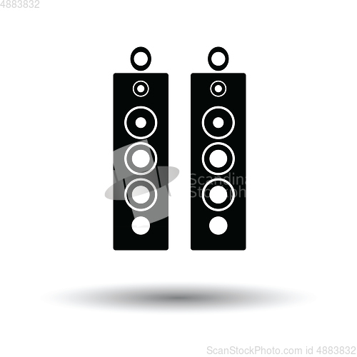 Image of Audio system speakers icon