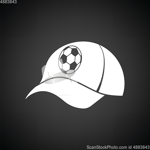 Image of Football fans cap icon