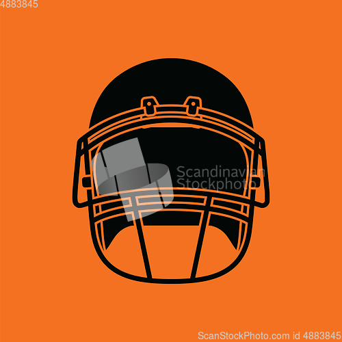 Image of American football helmet icon