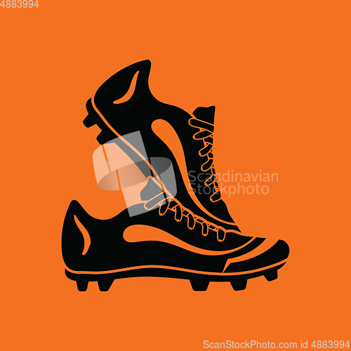 Image of Pair soccer of boots  icon