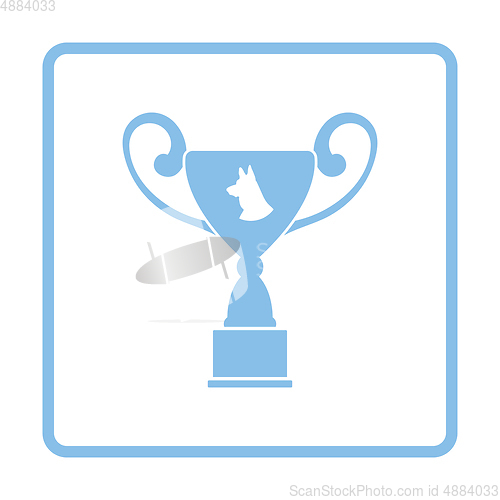 Image of Dog prize cup icon