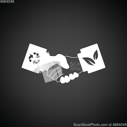 Image of Ecological handshakes icon