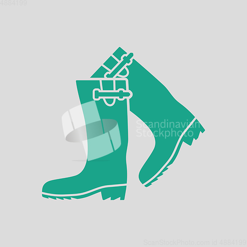 Image of Hunter\'s rubber boots icon