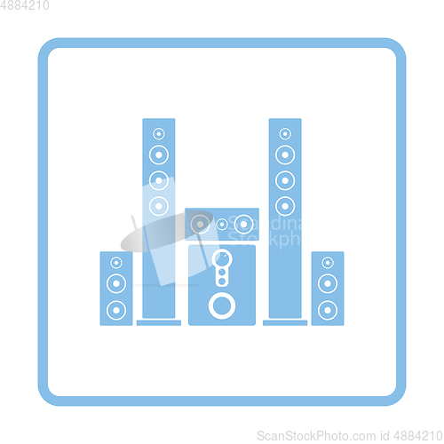 Image of Audio system speakers icon