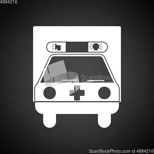 Image of Ambulance car icon