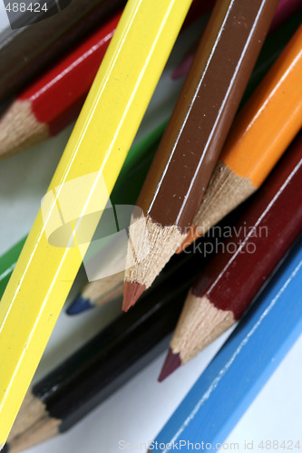 Image of Close-up pencil.