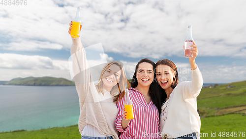 Image of women toasting non alcoholic drinks in ireland