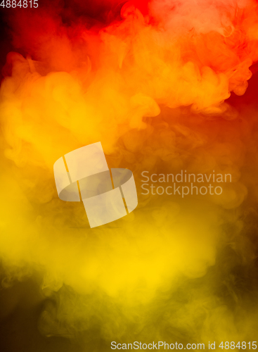 Image of Abstract colorful, multicolored smoke spreading, bright background for advertising or design, wallpaper for gadget