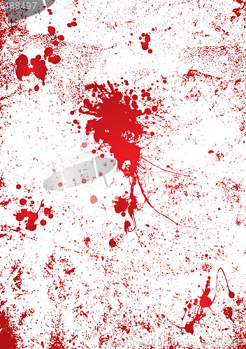 Image of blood splatter wall