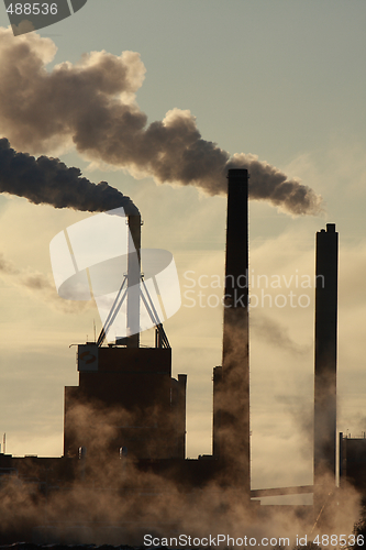 Image of Factory and smoke