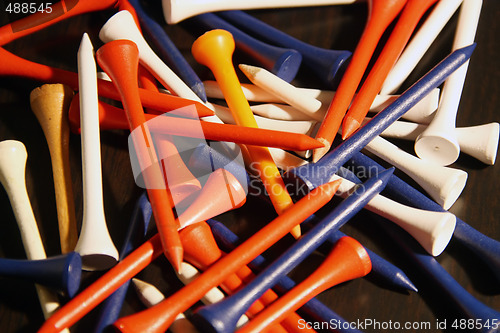 Image of Assorted golf tees