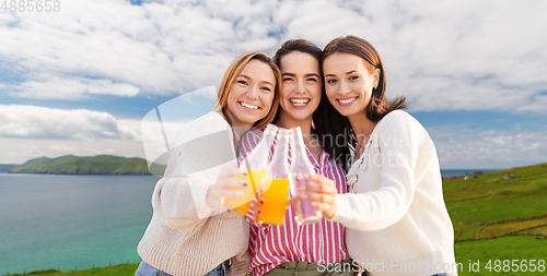 Image of women toasting non alcoholic drinks in ireland