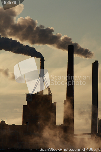 Image of Factory and smoke