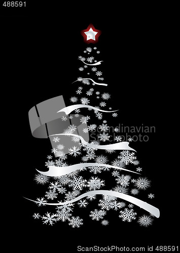 Image of silver modern xmas