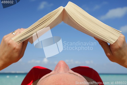 Image of Sunbather Reading