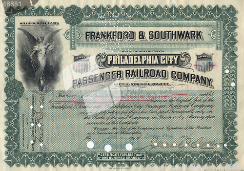 Image of Old Stock Certificate 3