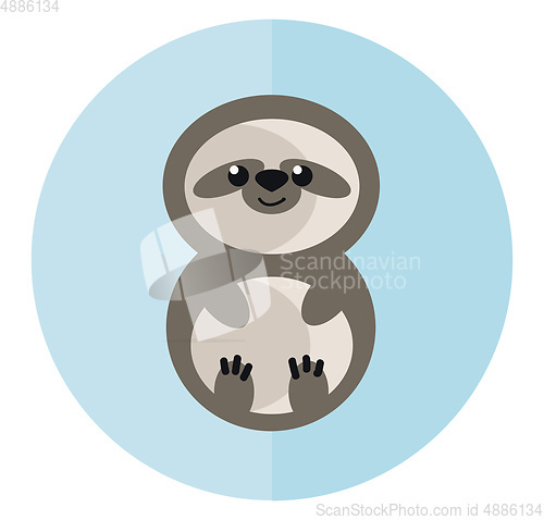 Image of Sloth a slow-moving animal generally hanging upside down vector 
