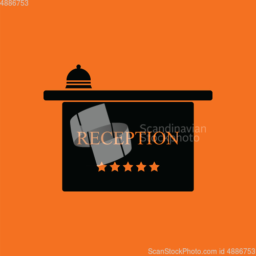 Image of Hotel reception desk icon