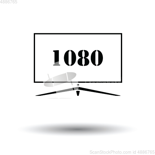 Image of Wide tv icon