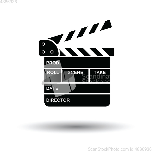 Image of Movie clap board icon